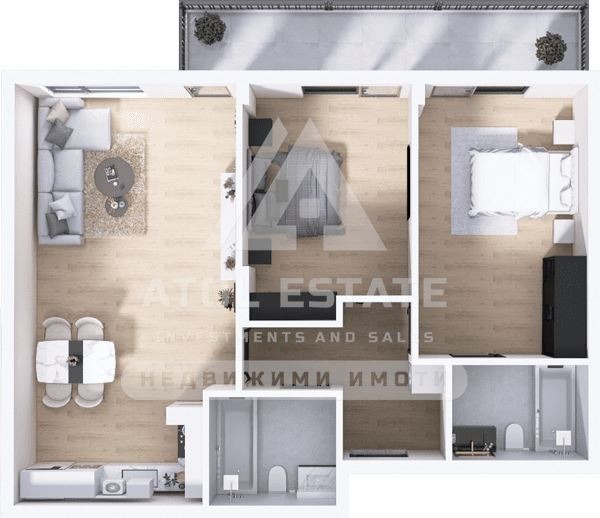 Продава 3-СТАЕН, гр. Пловдив, Христо Смирненски, снимка 2 - Апартаменти - 54148144