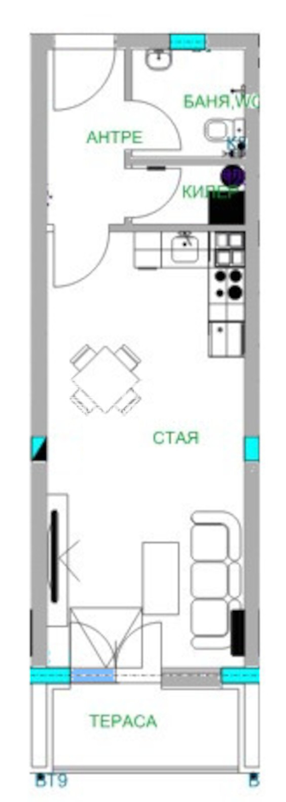 Продава 1-СТАЕН, гр. Пловдив, Младежки Хълм, снимка 2 - Апартаменти - 51112907
