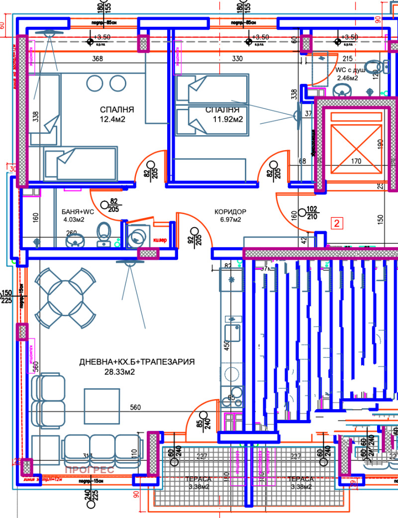 Продава 3-СТАЕН, гр. Пловдив, Кючук Париж, снимка 1 - Aпартаменти - 47533166