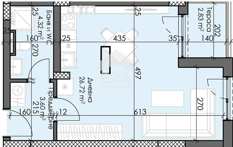 Продава  1-стаен град Пловдив , Тракия , 54 кв.м | 10580299 - изображение [2]