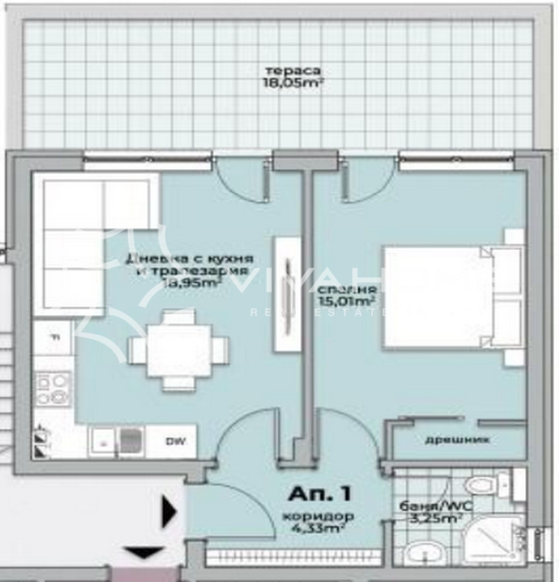 Till salu  1 sovrum Varna , Briz , 74 kvm | 94688351 - bild [10]