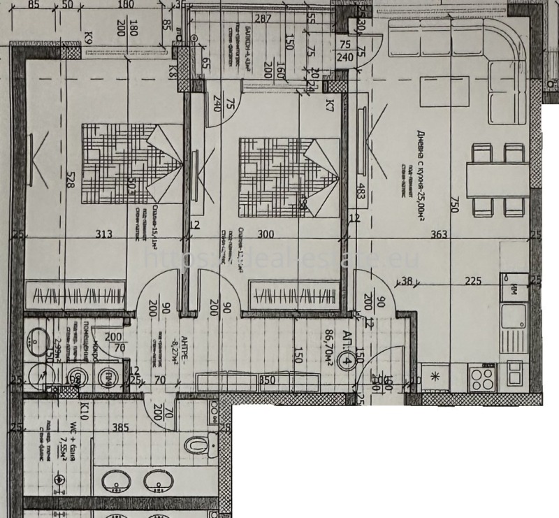 Продава 3-СТАЕН, гр. Благоевград, Освобождение, снимка 3 - Aпартаменти - 48794149