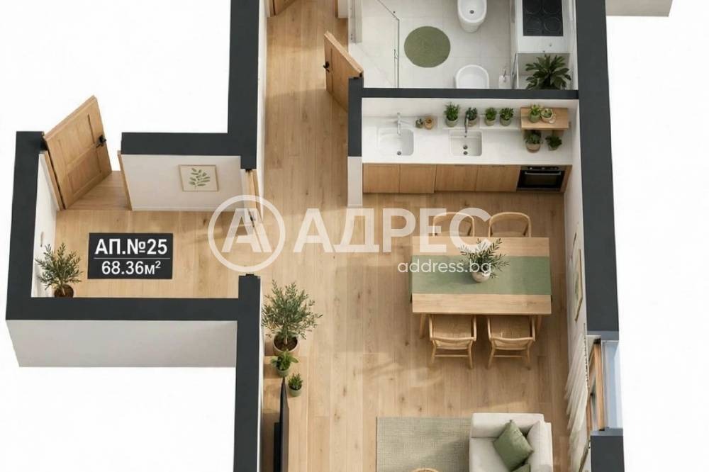Продава 2-СТАЕН, гр. Поморие, област Бургас, снимка 4 - Апартаменти - 55542871