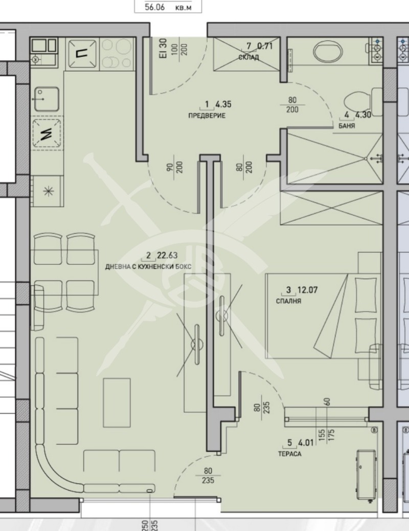 Продава 2-СТАЕН, гр. София, Малинова долина, снимка 1 - Aпартаменти - 48207937