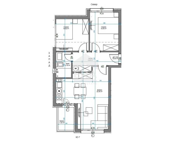 Продава 3-СТАЕН, гр. Варна, Изгрев, снимка 10 - Апартаменти - 55216715
