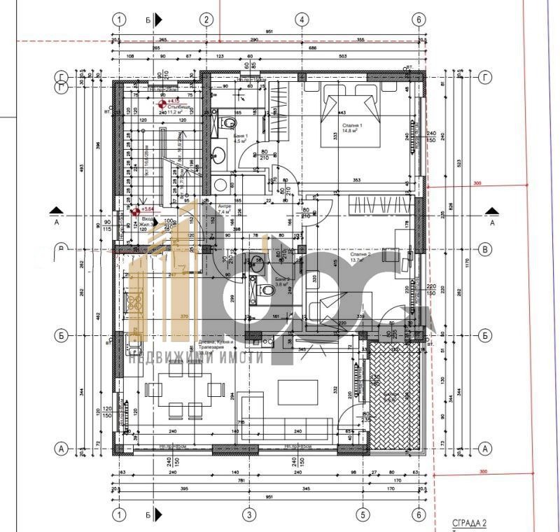 Till salu  3 sovrum Sofia , m-t Kambanite , 214 kvm | 51859793 - bild [10]