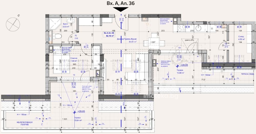 Продава 2-СТАЕН, гр. София, Лагера, снимка 4 - Апартаменти - 53800886