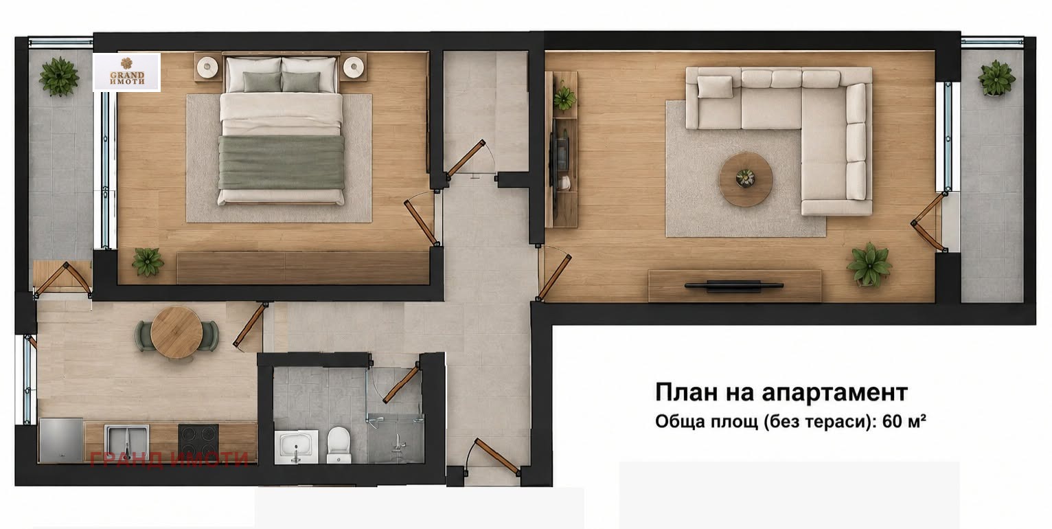 Продава 2-СТАЕН, гр. Русе, Здравец Изток