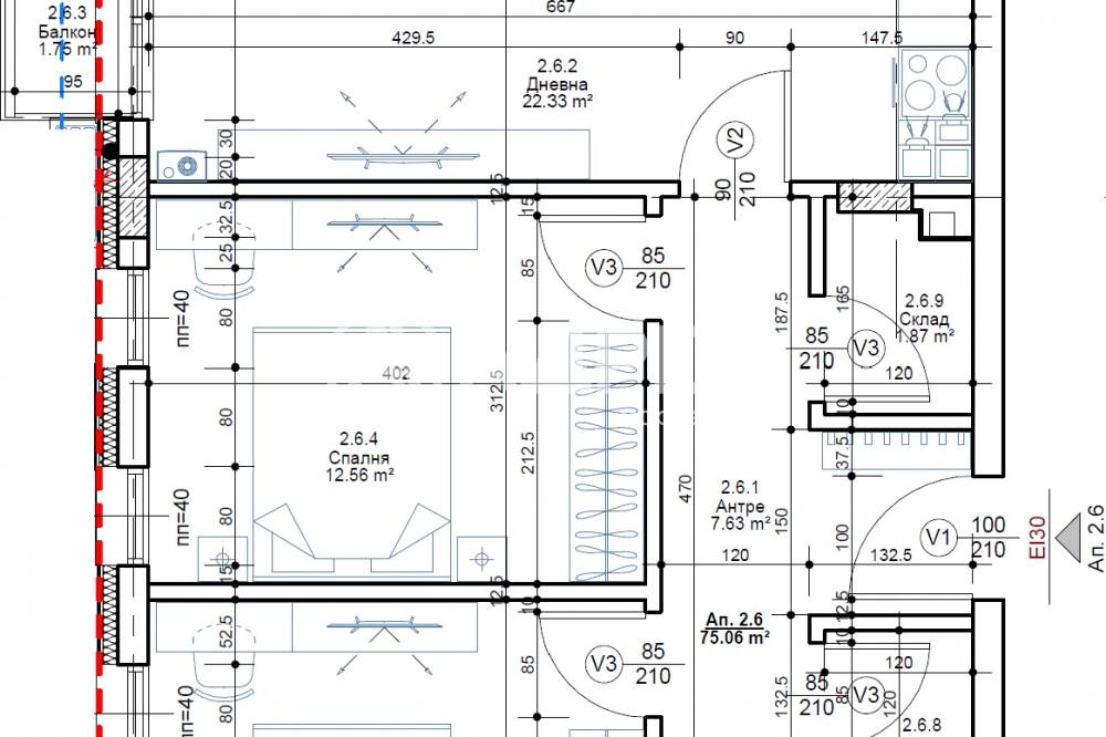 Продава 3-СТАЕН, гр. София, Овча купел, снимка 3 - Апартаменти - 53897037