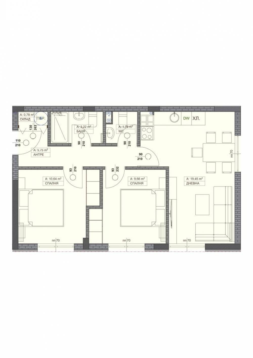 Продава 3-СТАЕН, гр. София, Надежда 3, снимка 4 - Апартаменти - 54847377