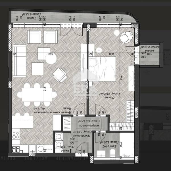 Продава  2-стаен град София , Център , 123 кв.м | 27941955 - изображение [7]