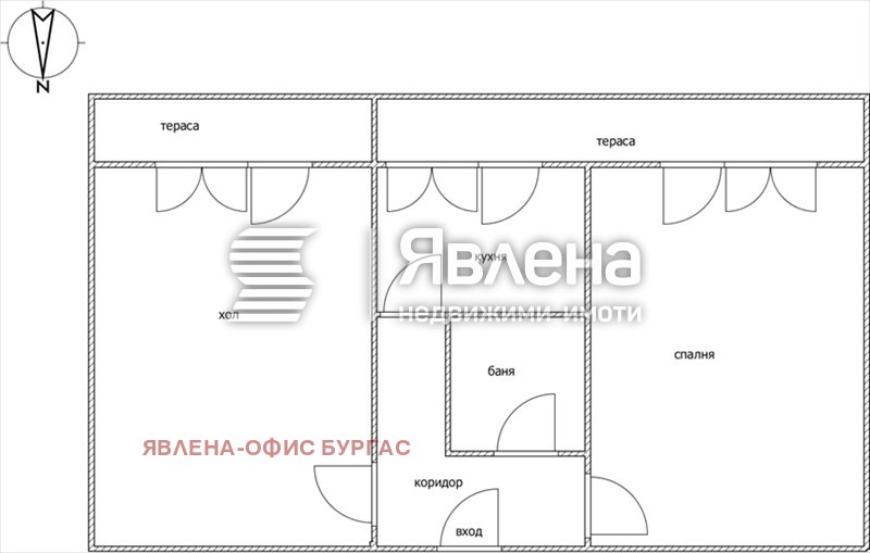Продава 2-СТАЕН, гр. Бургас, Зорница, снимка 14 - Апартаменти - 52346444