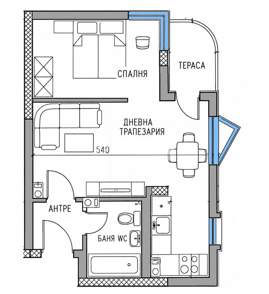 Продава 2-СТАЕН, гр. Пловдив, Христо Смирненски, снимка 9 - Апартаменти - 55785199