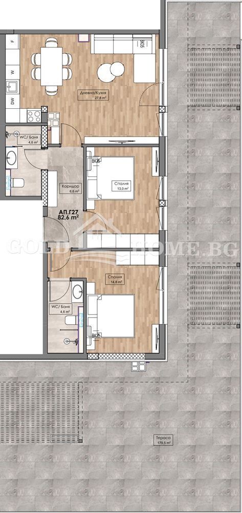 Продаја  2 спаваће собе Пловдив , Каршијака , 107 м2 | 56250976 - слика [7]