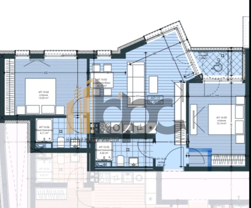 Продава 3-СТАЕН, гр. София, Слатина, снимка 2 - Aпартаменти - 47923261