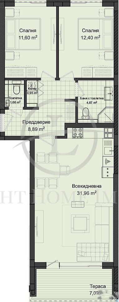 Продава 3-СТАЕН, гр. Пловдив, Гагарин, снимка 2 - Апартаменти - 53460907
