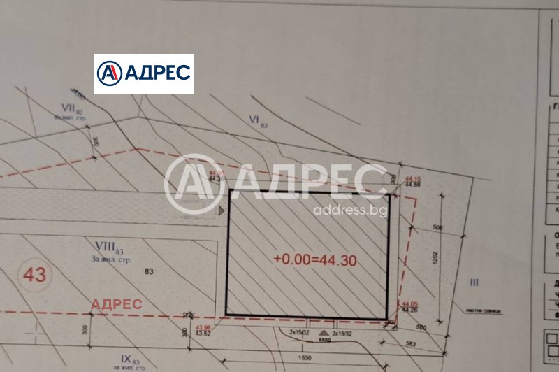 For Sale  Plot region Varna , Zlatina , 1072 sq.m | 32304787