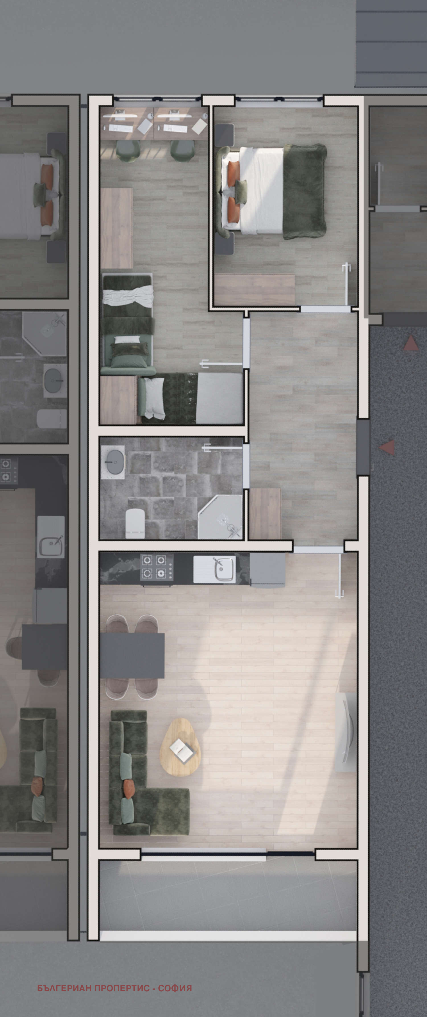 Продава 3-СТАЕН, гр. София, Дружба 2