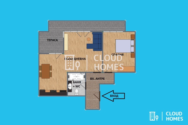 Zu verkaufen  1 Schlafzimmer Sofia , Zentar , 86 qm | 55185600
