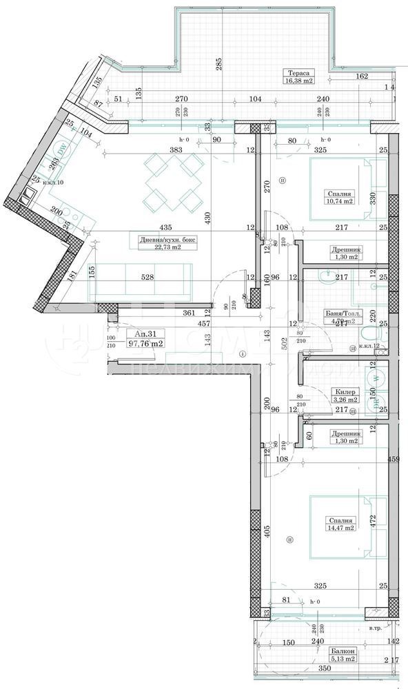 Продава  3-стаен град Варна , Виница , 107 кв.м | 21141308 - изображение [6]