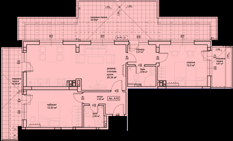 Te koop  2 slaapkamers Plovdiv , Christo Smirnenski , 149 m² | 28154280 - afbeelding [2]