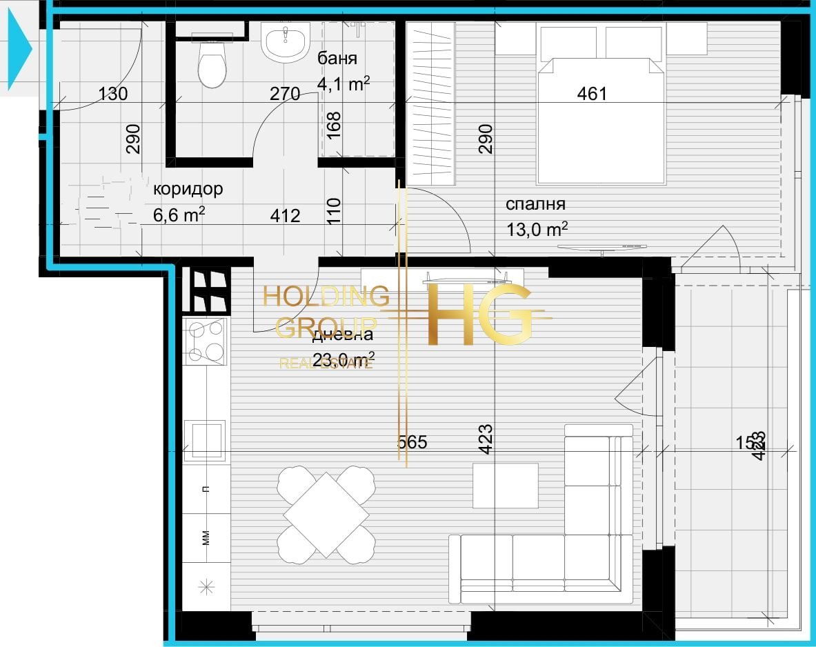 Продава 2-СТАЕН, гр. Варна, Аспарухово, снимка 2 - Апартаменти - 51136977