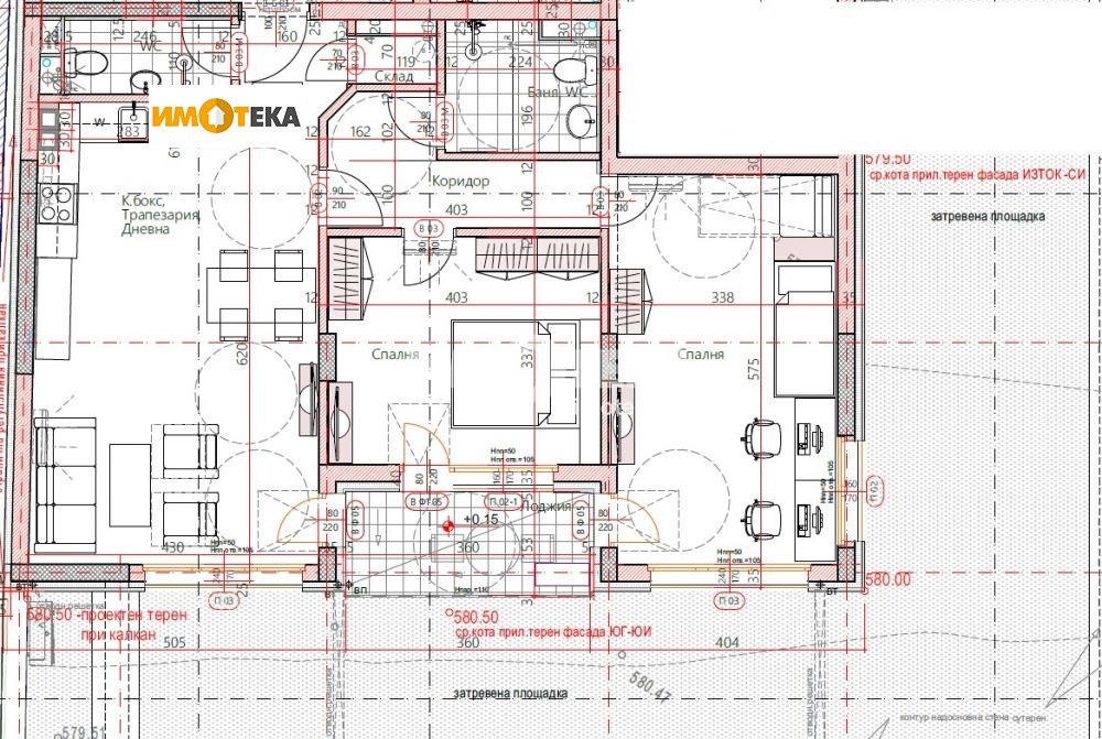 Продава 3-СТАЕН, гр. София, Лозенец, снимка 2 - Апартаменти - 41804750