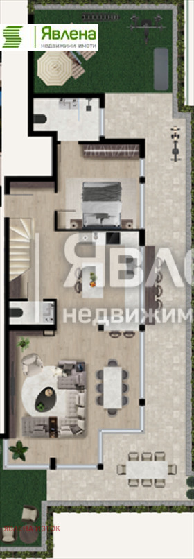 Продава МЕЗОНЕТ, гр. София, Горубляне, снимка 2 - Апартаменти - 54934515