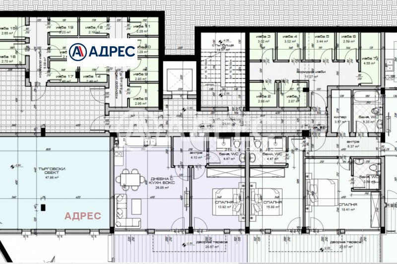 Продается  1 спальня Варна , Виница , 71 кв.м | 37994890 - изображение [5]