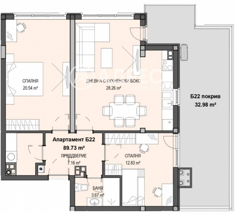 Продава 3-СТАЕН, гр. София, Кръстова вада, снимка 4 - Апартаменти - 53520101
