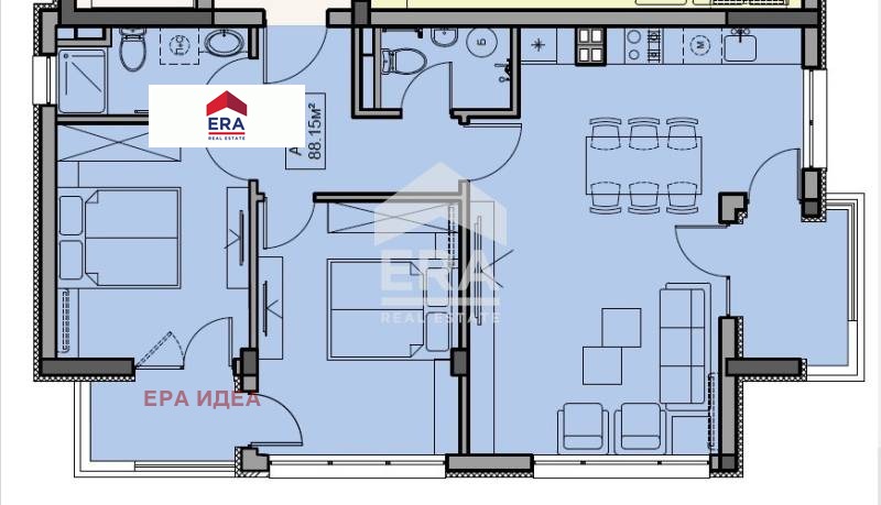Продава 3-СТАЕН, гр. София, Хаджи Димитър, снимка 3 - Апартаменти - 53823812