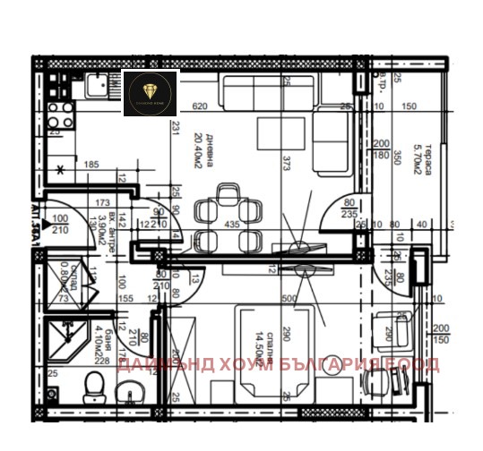 Продава 2-СТАЕН, гр. Пловдив, Южен, снимка 2 - Aпартаменти - 49431407