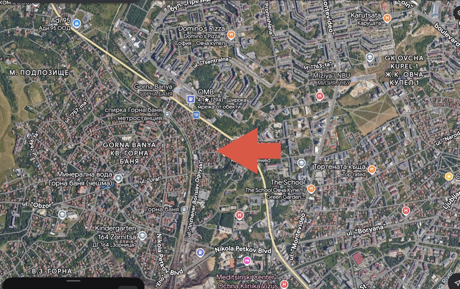 Продава 2-СТАЕН, гр. София, Горна баня