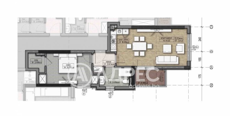 De vânzare  1 dormitor Sofia , Drujba 2 , 86 mp | 54910898 - imagine [2]