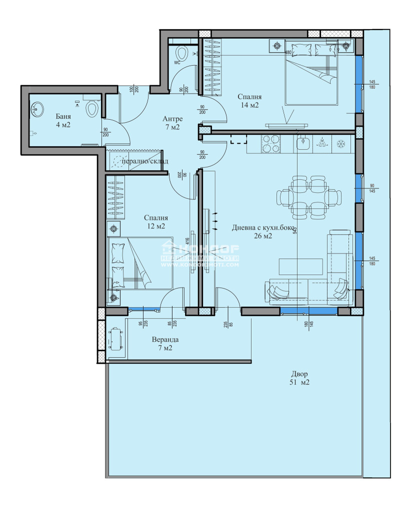 Na prodej  2 ložnice Plovdiv , Vastaničeski , 149 m2 | 17534866 - obraz [4]