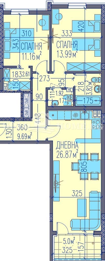 For Sale  2 bedroom Plovdiv , Kamenitsa 2 , 99 sq.m | 19188829 - image [4]