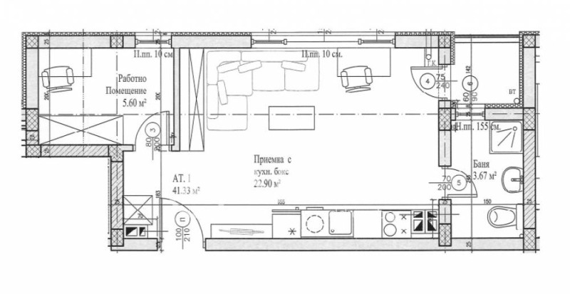 De vânzare  1 dormitor Sofia , Ovcia cupel , 49 mp | 66249159 - imagine [4]