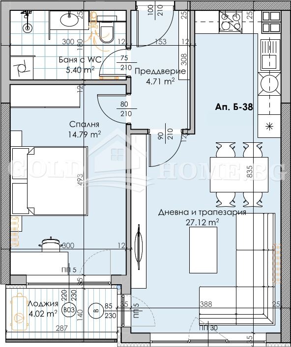 Продава 2-СТАЕН, гр. Пловдив, Кършияка, снимка 11 - Aпартаменти - 48602399