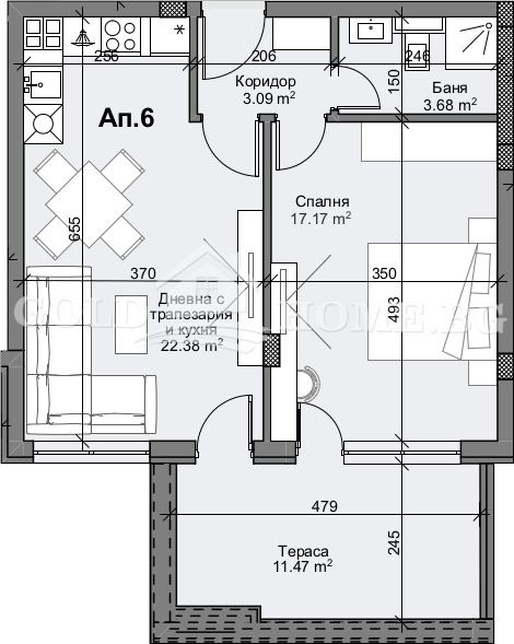 Продава 2-СТАЕН, гр. Пловдив, Кършияка, снимка 3 - Aпартаменти - 48602399