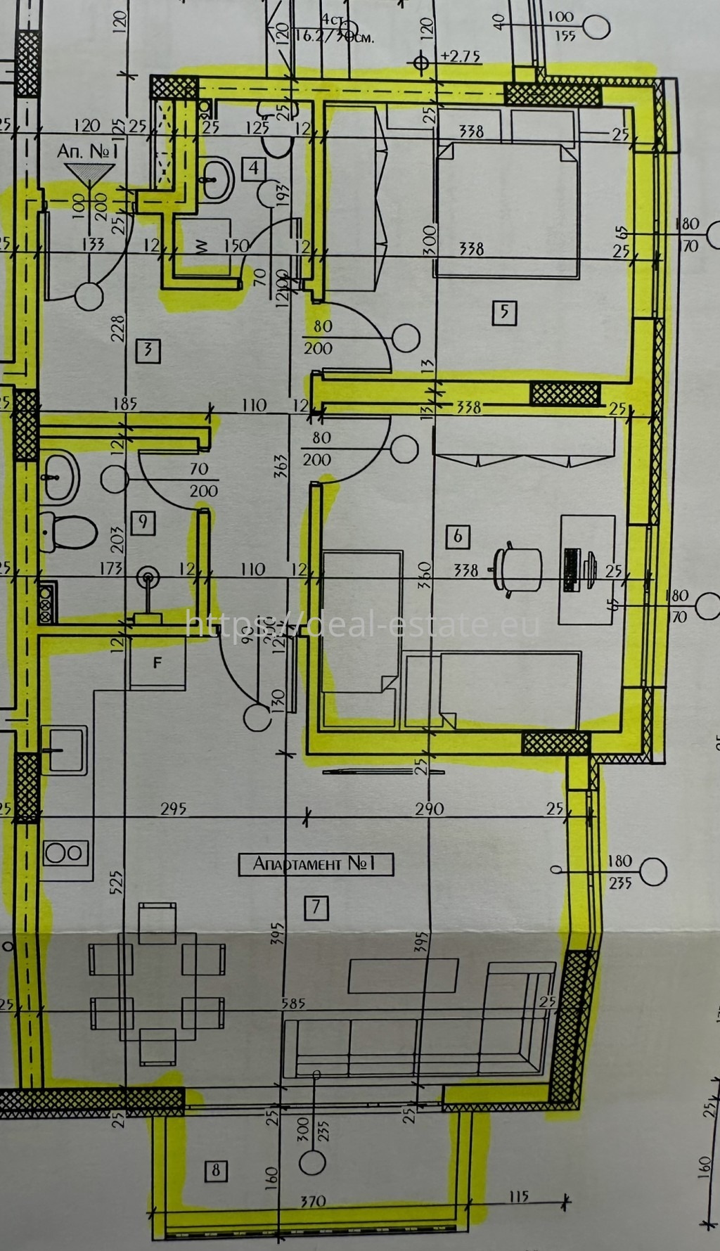 Продава 3-СТАЕН, гр. Благоевград, Освобождение, снимка 5 - Апартаменти - 55150371