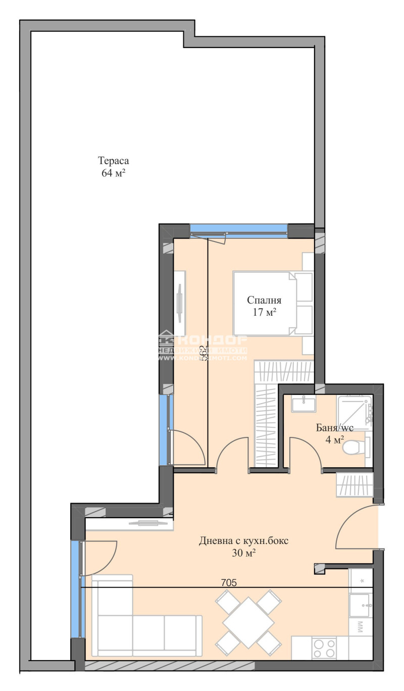 De vânzare  1 dormitor Plovdiv , Cârșiiaca , 134 mp | 74125599 - imagine [4]