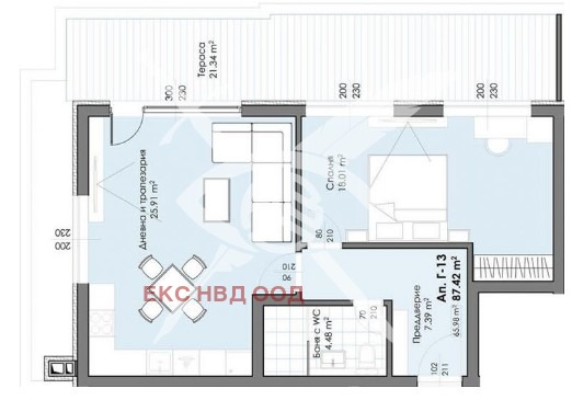 Zu verkaufen  1 Schlafzimmer Plowdiw , Hristo Smirnenski , 107 qm | 34511863