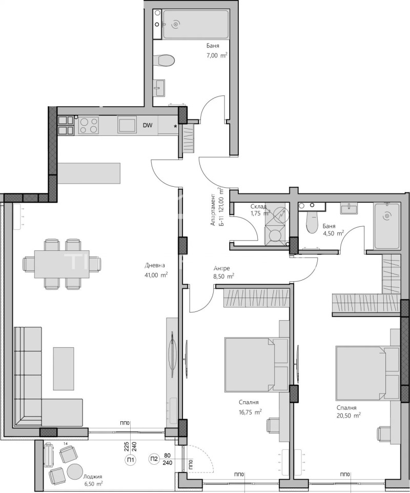 Продава 3-СТАЕН, гр. Пловдив, Христо Смирненски, снимка 9 - Апартаменти - 52117949