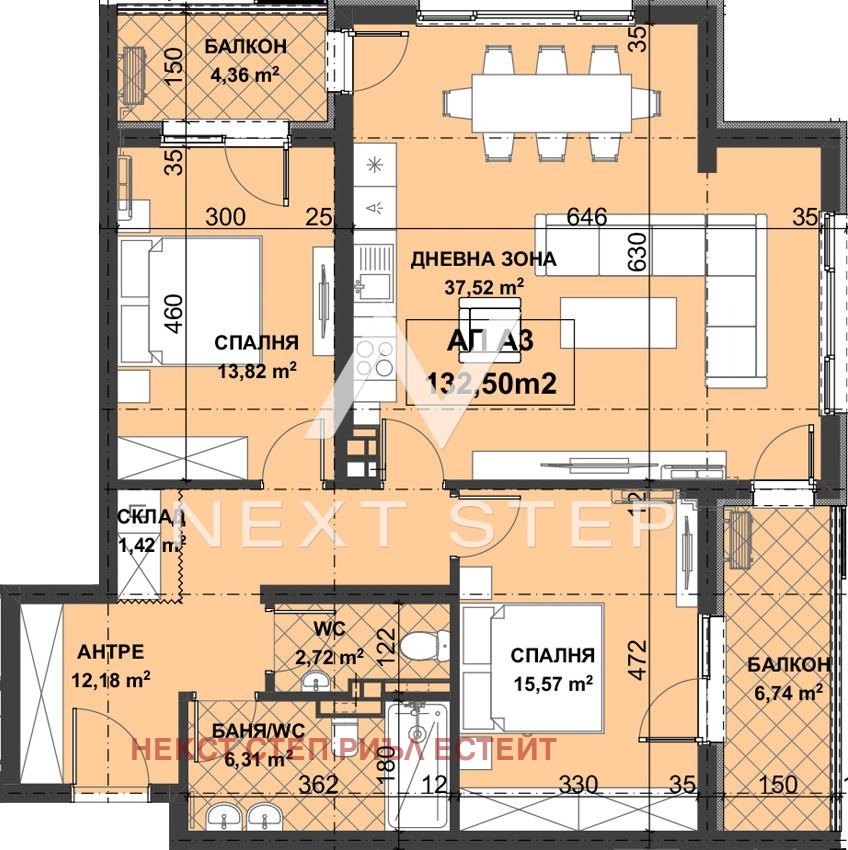 Продава 3-СТАЕН, гр. Пловдив, Остромила, снимка 4 - Апартаменти - 54358253