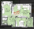 Продава 3-СТАЕН, град Бургас, Меден рудник - зона Д • 93700 € / 183261.27 лв. • 43743308 2