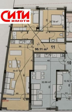 3-стаен град Стара Загора, Железник - център 2