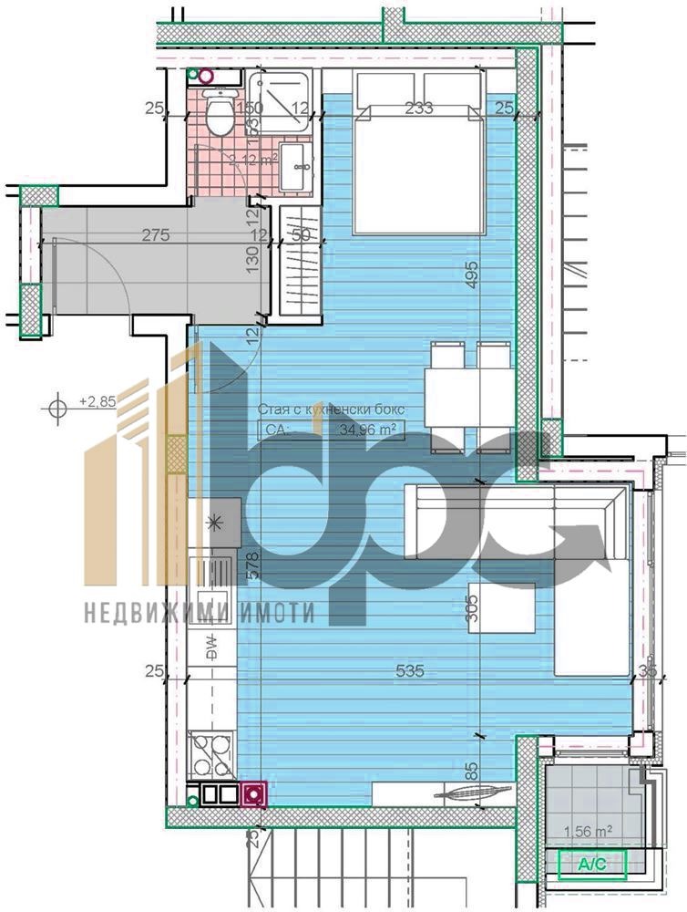 Продава 1-СТАЕН, гр. София, Бояна, снимка 1 - Aпартаменти - 49354334