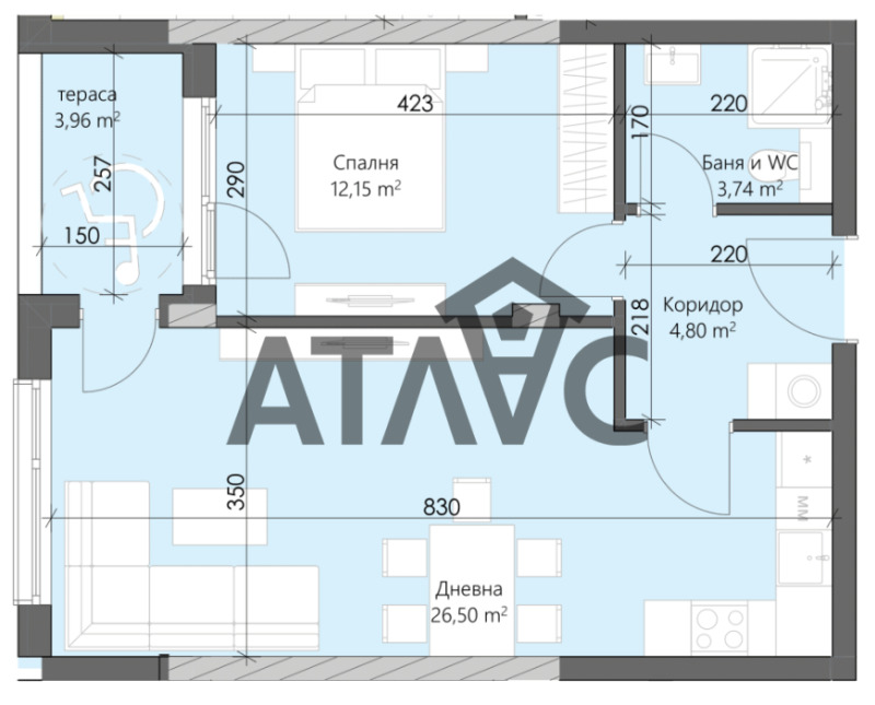 Продава 2-СТАЕН, гр. Пловдив, Кършияка, снимка 1 - Aпартаменти - 48306778