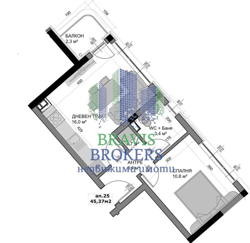 For Sale  1 bedroom Varna , Kaysieva gradina , 52 sq.m | 29787910 - image [4]