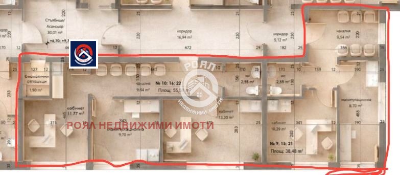 Продава ОФИС, гр. Пловдив, Кършияка, снимка 2 - Офиси - 54756729